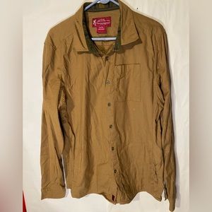 Browning heritage collection button up long sleeve shirt, men’s size XL